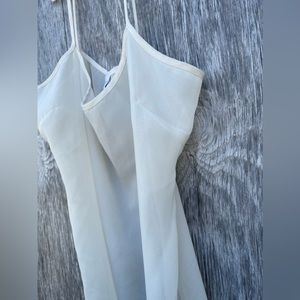 Vintage Jaclyn Smith Shear ivory negligees dress